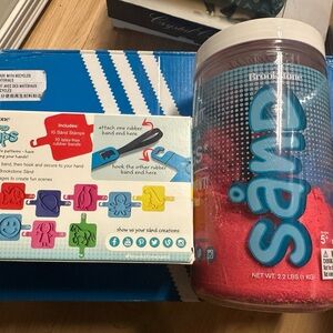 Brookstone Sand Stamps Set with Colorful Molds